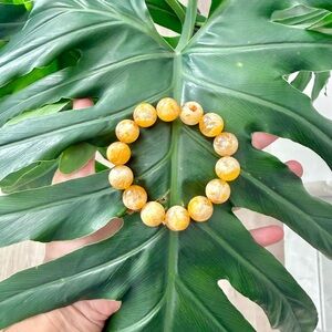 Citrine bracelet ~ Large beads